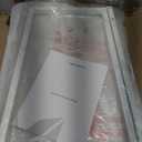 WOHOMO Folding Desk, Small Foldable Desk 31.5" for Small Spaces, Space Saving Computer Table Writing Workstation for Home Office, Easy Assembly, Oak (Beige)