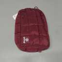 Quilted Cosmetic Bag, Puffer Makeup Bags, Crossbody Purses for women,Cute Travel Toiletry Bag for Women (Wine Red)