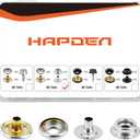 160 pcs snap Buttons,snap Fasteners kit 15mm Stainless Steel Snaps Marine Grade Boat Canvas Snaps,3/8" Socket Metal Snaps for Clothing Leather Boat Cover Fabric (Regular)