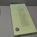 FOPETT Wireless Keyboard and Mouse Combo - 2.4G Full-Sized Cute Colorful Mouse and Keyboard with 104 Round Keys Retro Typewriter Keyboard for Laptop/Windows/PC - Pink Gradient