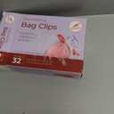 Keenpioneer Decorating Bag Sealing Clips, 32 Pack, Multipurpose for Food and Snack Storage, 3inch and 4inch Long