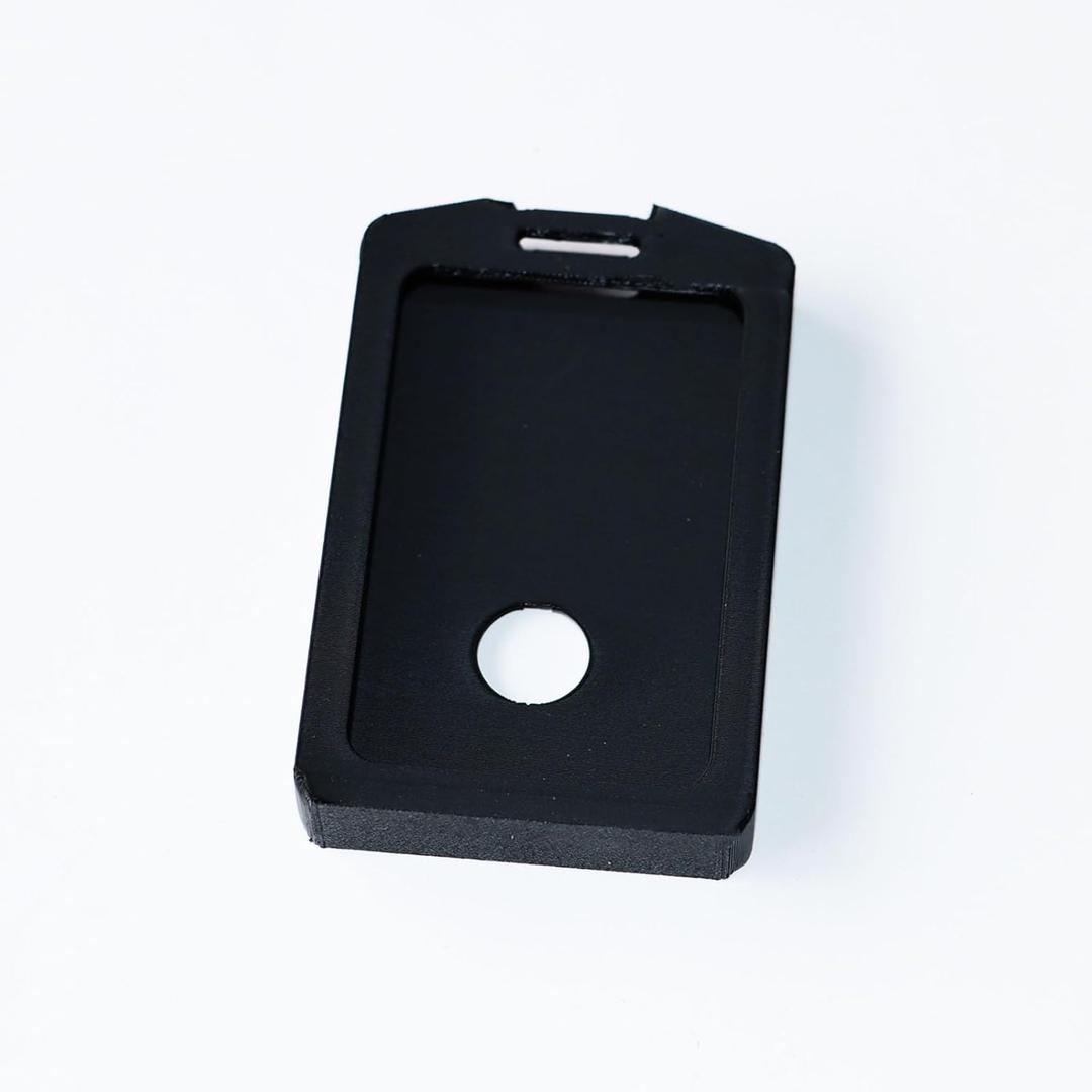 PIAOLGYI Badge Holder for Centegix & Regular Badge Holder 2,Holder with Hole for Teachers(Black)