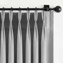 Pinch Pleated Full Blackout Curtains for Bedroom & Living Room, Linen Textured Thermal Insulated Blackout Window Curtains & Drapes 95 Inches Long, 2 Panels Set(40" W x 95" L, Grey)