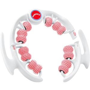 Cellulite Massage Tool - Lymphatic Drainage Massager - Muscle Roller, Deep Fascia Massage, Dimpled Skin Removal, Legs/Thighs/Buttocks, Anti-Cellulite Roller, Smooth Skin (14 Wheel - Pink)