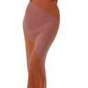 Bodycon Dresses for Women Summer Knit Hollow Out Sexy Night Out Midi Maxi Dress Sleeveless Long Cut Out Dress (Large)