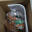 DIY Flower Building Toy Sets Miniature Cherry Blossom Tree House Building Kit, Purple & Yellow Sakura Flowers, Building Blocks Set for Adults & Girls - Bonsai Tree Model with Dust Cover