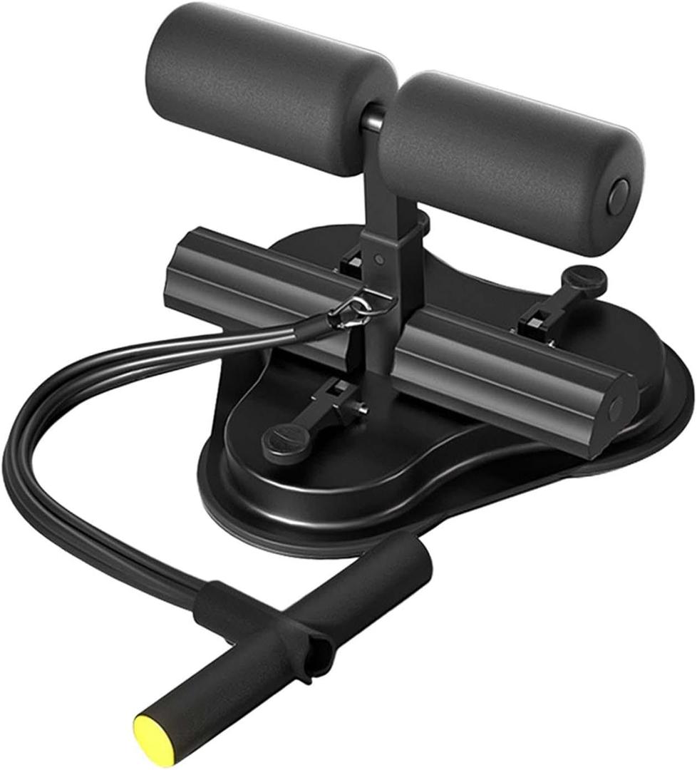 Colaxi Sit up Bar Portable Core Exercise Compact Ab Workout Situp Bar Assistance Equipment for Office Indoor Home Fitness Men Women (Black)