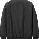 Men's Bomber Jacket Fashion Stylish Lightweight Windbreaker Spring Fall Casual Jackets for Men (XXL)