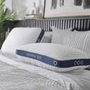 Bedgear Cosmo Cooling Pillow for Sleeping, Dual-Sided Soft & Firm Bed Pillow for Hot Sleepers, Memory Foam Pillow with Cool-to-Touch Washable Cover, Side Back Stomach Sleepers, Standard 3.0