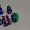 6 Pack Spiral Cone Fidget Toys - Impossible Cone 3D Printed Impossible Pyramid Pass Through 3D Printed Toy Mini Sensory Toy for Stress Relief Anxiety, Desktop Decoration Gifts for Adults Teens Kids