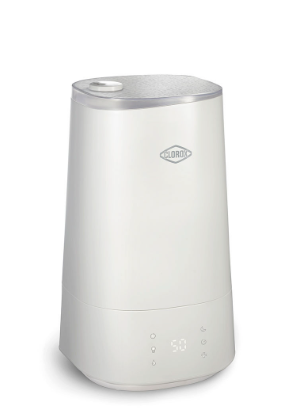 Clorox Air Humidifier for BedRoom with UV LED Light to Reduce Germs and Bacteria, Whisper Quiet, 4L Water Tank for up to 40 Hours of Continuous Steam, Ultra Clean Cool Mist, White (11080)