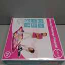 SUNLIN Dance Mat - Rhythm Step Play Mat - Dance Game Toy Pad with LED Lights, Gift for Kids Girls 3-12, Adjustable Volume, Built-in Music, 3 Challenge Levels (Pink)