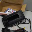 Tailgate Handle Backup Camera Fit for Chevy Silverado 2014-2018,Fit for GMC Sierra 2500HD 3500HD Canyon 2015-2018 Tailgate Reversing Rear View Park Assist Camera RCA Plug Replaces 23448681