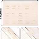 Marrywindix 6 Sheets Laminated Bible Index Tabs Embossed Large Print