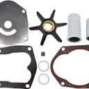 821354A2 Water Pump Impeller Kit for Mercury Marine Outboards 25 to 50 HP Motors with Tubes Replacement 821354A1 Sierra 18-4531