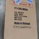 BestOffice 6FT Picnic Table Folding, Camping, Plastifor Party Event,White