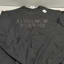 A Little Ray of Pitch Black Sweatshirt, M, Black
