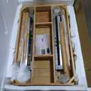 Solid Wood Extendable Dining Table for 4-8 People with Seamless Extension from 47.2 to 63 Inches, Easy Assembly, Expandable Tables for Small Spaces, Dining Room, Kitchen, Living Room, Natural