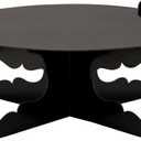 12 inch One Tier Cardboard Cake Stand,Black Cupcake Stand for Birthday Wedding DIY Dessert Decoration