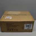 Ottoman Foot Stool Rectangular Footrest Natural Seagrass Footstool with Wooden Legs Hand Weave Multifunctional Modern Dressing Stool, Sofa Side Table for Bedroom for Living Room (Nature) (16.5"D x 12"W x 9.5"H)