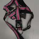 BARKLESS Soft Dog Head Collar, Patented Padded No Pull Head Halter, Training Nose Leash with Safety Link for Medium Large Dogs, Adjustable Muzzle Leash, Easy Control for Walking (Pink, M)