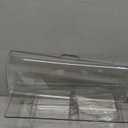 Condiment Tray with Stainless Steel 5 Spoons, 5 Forks and 1 Clip, Chilled Condiment Server, Condiment Server, Bar Garnish Holder on Ice, Bar Accessories Fruit and Salad with Removable Trays and Lid (Rectangular)