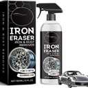 Iron Eraser Rust Remover Spray, Iron Powder Remover Spray for Car Wheels and Paint, Professional Automotive Surface Cleaning, Fast Acting Rust and Brake Dust Remover