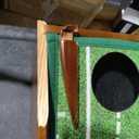 Putting Green Putting matt for Indoors Golf Putting Mat - Indoor Putting with Ball. Putting matt for Golf Practice, Portable and Easy to Clean. Great Gift