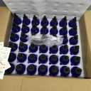 42 Pack 4oz Cobalt Blue Glass Bottles with Glass Eye Droppers for Essential Oils, Perfumes & Lab Chemicals (Brush, Funnels, 3 Extra Droppers, 48 Pieces Labels & 30ml Measuring Cup Included)