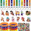 86Pcs Dragon Birthday Party Supplies, Party Gifts and Toy Set for Dragon Theme Party