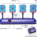 Targets for Nerf Guns, Electronic Auto Scoring Digital Reset Shooting Target for Nerf Practice, Ideal Gift Toy for Kids, Teens, Boys & Girls