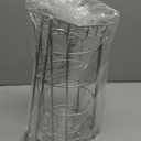 TomCare Toilet Paper Holder Stand with Storage Shelf Tissue Paper Roll Dispenser Free Standing 4 Raised Feet Toilet Paper Storage Metal Bathroom Organizers and Storage (Silver Grey)