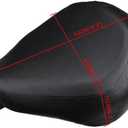 Front Rear Cushion Seat Set Synthetic Leather + Soft Foam Black Fits For Suzuki Boulevard C50 2004-2013 For Suzuki Volusia VL800 2001-2004