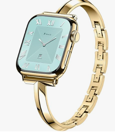 Visit the Missair Store
Missair Thin Band Compatible with Apple Watch 38mm 40mm 41mm 42mm 44mm 45mm 46mm 49mm for Women, Slim Bracelet Designer Dressy Stainless Steel Metal Strap for iWatch Series 11 10 9 8 7 6 5 4 SE Ultra