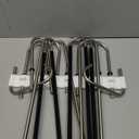 9 Layers Pants Hangers Space Saving, 2 Pack Multifunctional Pant Rack Stainless Steel Closet Organizer for Pants Jeans Leggings Trousers, Antiquewhite