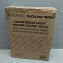 SereneLife Automatic Robot Vacuum Cleaner and Mop Combo, App Control, 3 Cleaning Modes, Smart Anti-Fall Sensors, Self-Charging, High Suction Ideal for Pet Hair, Carpet and Hard Floors, Black