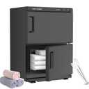 ADVWIN 32L Hot Towel Warmer Cabinet, Towel Warmer for Spa Salon, Professional Large Capacity Towel Double Cabinet for Bathroom, Esthetician