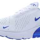 Nike Men's Air Max 270 Sneaker (12, White/Racer Blue-game Royal)