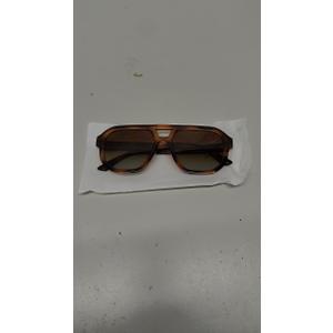 livho Trendy Polarized Square Aviator Sunglasses Women Men Square Eyewear Frame, Retro Sun Glasses for Women Men 2025 Shades (Vibrant Brown Tortoise/Brown)