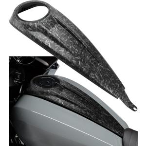 Low Profile Fuel Tank Console kit Cover Compatible with Harley Touring 2023-2025 CVO Street Glide,CVO Road Glide,CVO Road Glide ST,Street Glide,Street Glide Ultra,Road Glide (Forged Carbon Fiber)