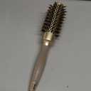 BANGMENG Round Barrel Anti-Static Hair Brush with Boar Bristles, Nano Thermal Ceramic Ionic Tech | For Extra Shine | Protect Hair, Enhance Texture, For Straightening & Drying (1 1/4 inch)