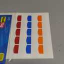 Redi-Tag Laser Printable Tabs, Permanent Index Tabs, Customizable Adhesive Labels, Assorted Primary Colors, 1.125" x 1.25", 375 Per Pack (1006556)