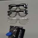Gaoye Stylish Blue Light Glasses for Woman - Computer Glasses 99% Blue Light Blocking - Lightweight TR90 Frames - 3 pack