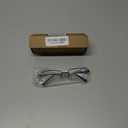 Nearsighted Metal Myopia Glasses Everyday Use Mens Womens Distance Spectacles (NOT READING GLASSES), -2.00