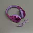 QearFun Kids Bluetooth Headphones, 60H Playtime, 74/85/94dB Safe Volume Limit, Metallic Gradient Wireless Headset with HD Mic, Fast Charging, Foldable, Wired 3.5mm Mode for School/Tablet/Travels