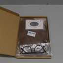 Short Golden Brown Shaggy Wig Men Austin Costume Hair with Black Glasses and Fake Teeth Halloween Wigs