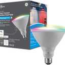 GE Lighting CYNC Smart LED Light Bulb, Color Changing Lights, Bluetooth and Wi-Fi Lights, Works with Alexa and Google Home, PAR38 Outdoor Floodlight (1 Pack)