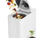 3L Electric Composter for Kitchen, Smart Compost Bin, Odorless|Low Noise|Auto-Cleaning|Fast 4-6H Food Waste to Fertilizer Conversion for Outdoor Use (Large)