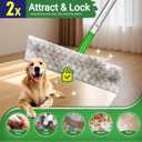 Heavy Duty Dry Sweeping Cloths Compatible with Swiffer Sweeper XL Mop, Sweeper X-Large Dry Cloth Refills for Floor Mopping and Cleaning, Disposable Pet Dry Pads Refills, 50 Count
