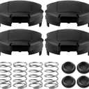 X472000070 Head Trimmer Weed Speed Feed Cap 400 and Spring Kit Fits for Echo Weedeater String Spool Cover 4" Heads SRM-225, SRM-230, PAS-225(4Pack)